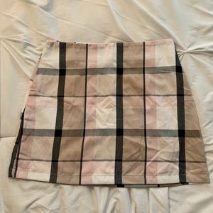 Forever 21 plaid mini skirt